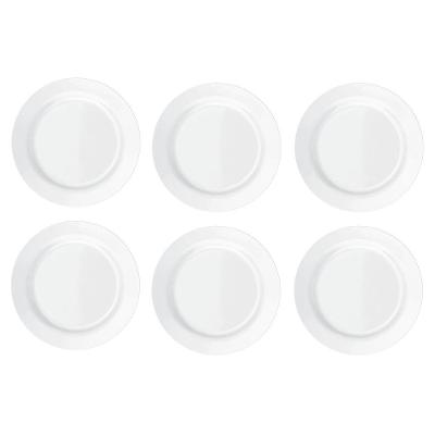 Pratos Rasos Duralex Opaline Menu 24cm 6 Unidades - Nadir 5743