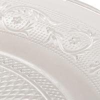 Jogo 6 Pratos Sobremesa 18cm Angel Vidro Transparente Lyor - 4