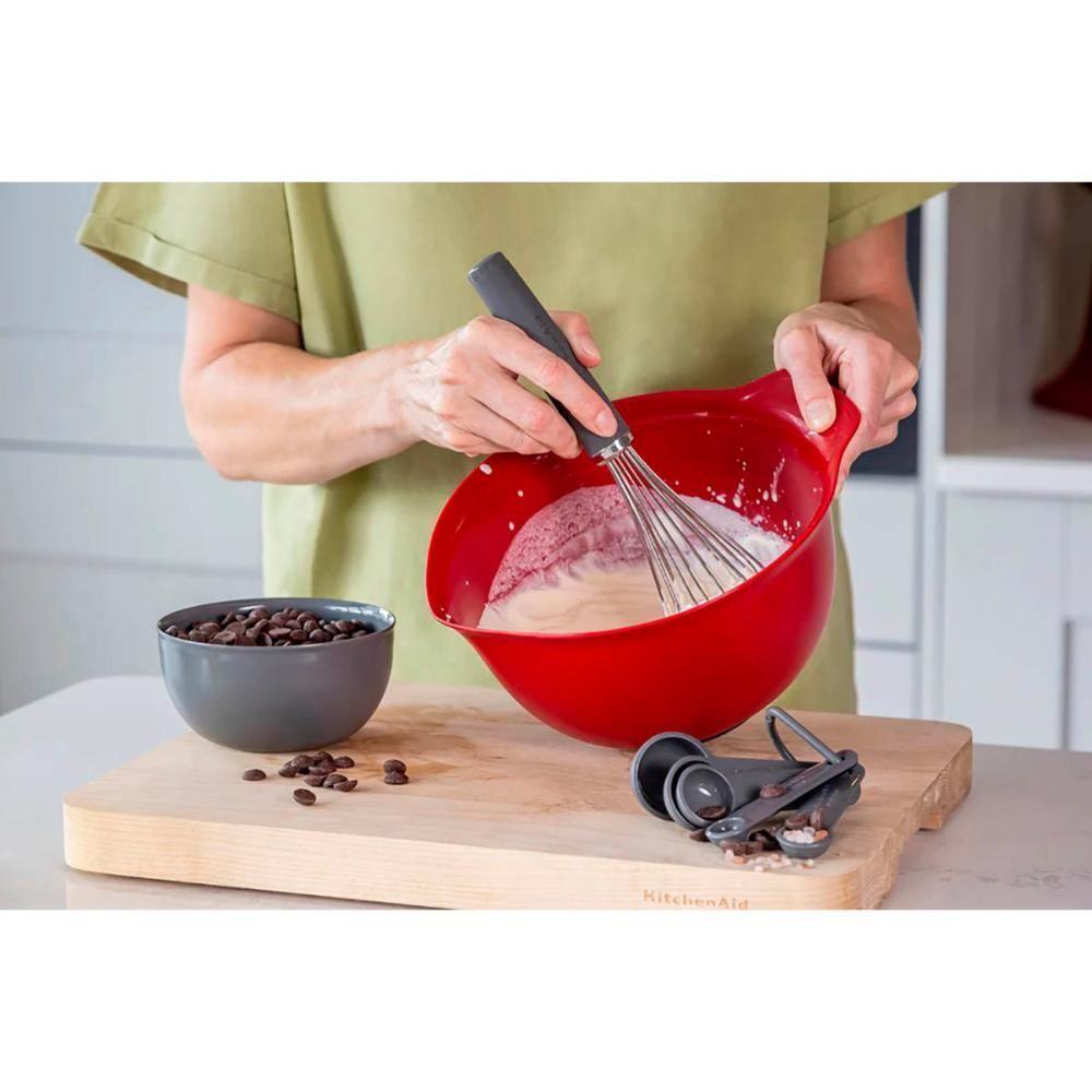 Conjunto De 5 Colheres Medidoras Cozinha Cinza Kitchenaid - 3