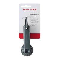 Conjunto De 5 Colheres Medidoras Cozinha Cinza Kitchenaid - 5