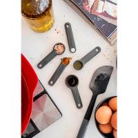 Conjunto De 5 Colheres Medidoras Cozinha Cinza Kitchenaid - 7
