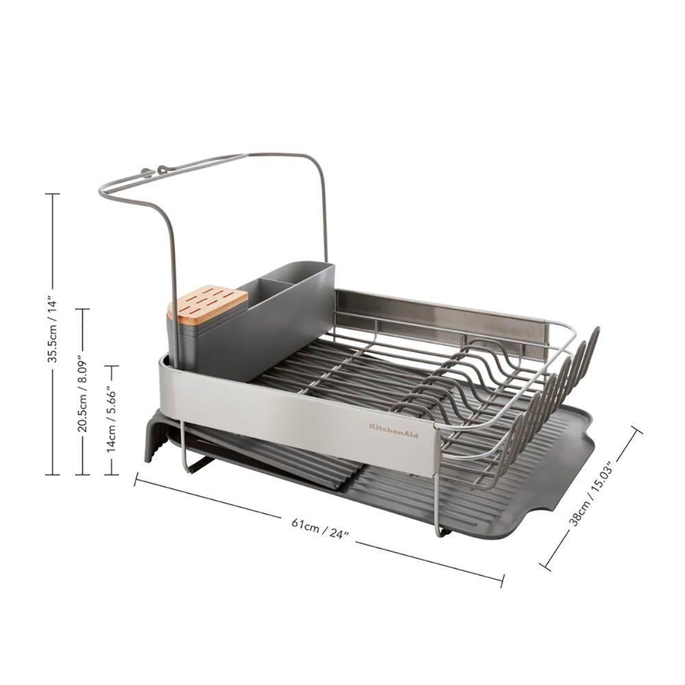 Escorredor Louças Expansível Copo Prato Talheres Kitchenaid - 2