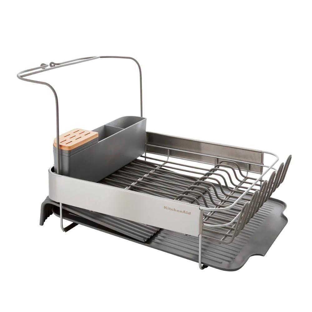 Escorredor Louças Expansível Copo Prato Talheres Kitchenaid - 6