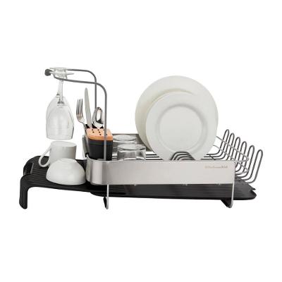 Escorredor Louças Expansível Copo Prato Talheres Kitchenaid