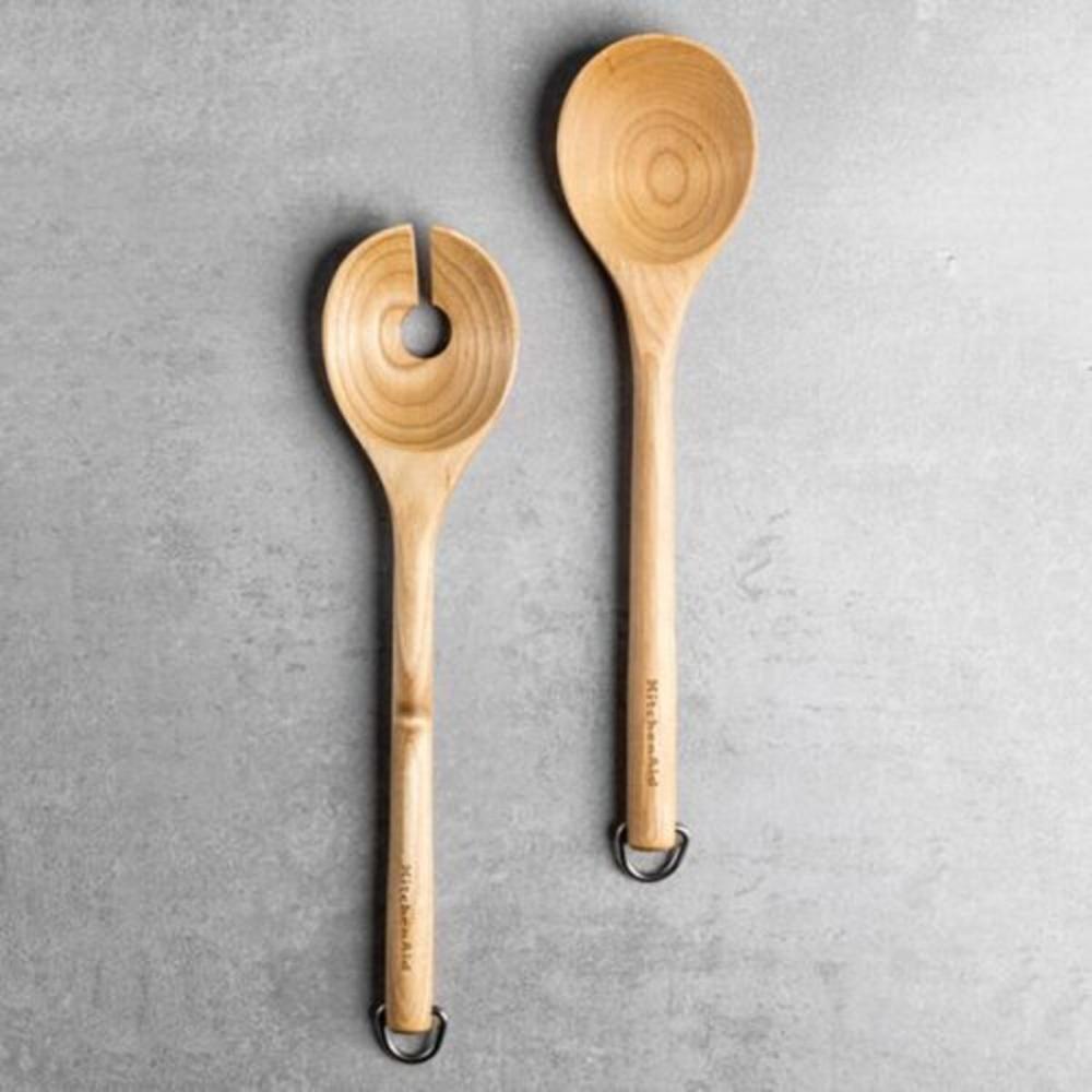 Kit Salada 2 Pçs Madeira De Bétula Ecológica Kitchenaid - 2