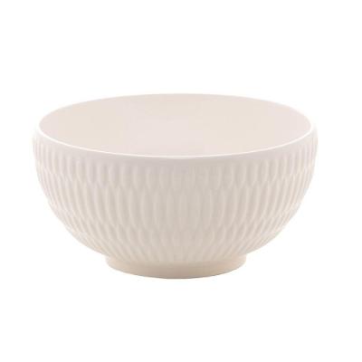 Jogo 8 Bowls De Porcelana New Bone Toledo Branco 15cm Lyor