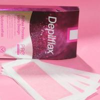 Folha De Cera Fria Kit 80un Prontas Depilação Facial Design Sobrancelhas Rosa Modelagem Depilflax - 2