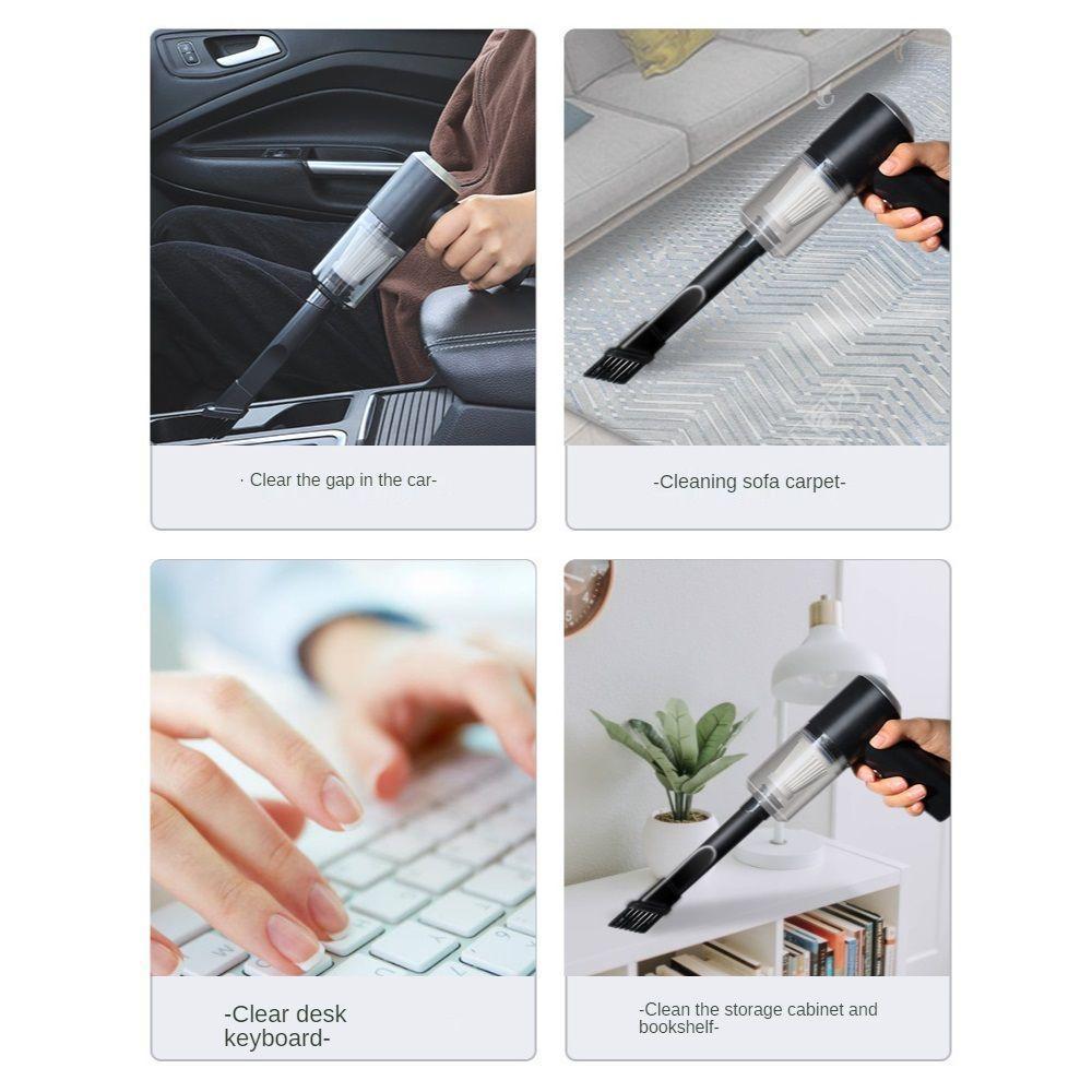 Aspirador Portátil Sem Fio Automotivo Recarregável Premium Limpeza Eficiente E Prática - 5