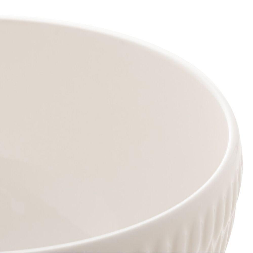 Bowl De Porcelana New Bone Toledo Branco 800ml Lyor - 3