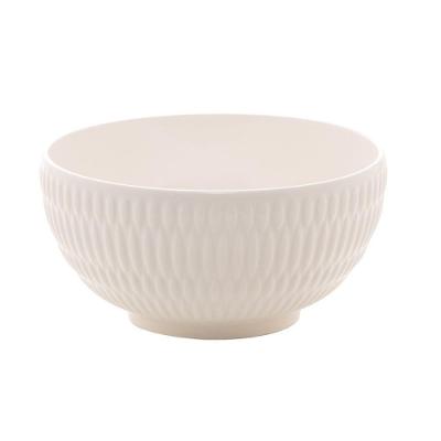 Bowl De Porcelana New Bone Toledo Branco 800ml Lyor