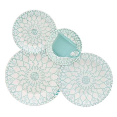 Aparelho De Jantar E Chá Estampa Donna Mandala 20 Peças - Biona 091085