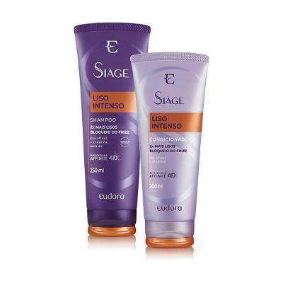 Kit Liso Intenso Shampoo E Condicionador Eudora Siàge
