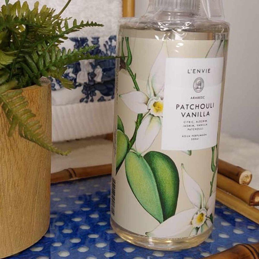 Água Perfumada Patchouli Vanilla Lenvie 500ml - 3