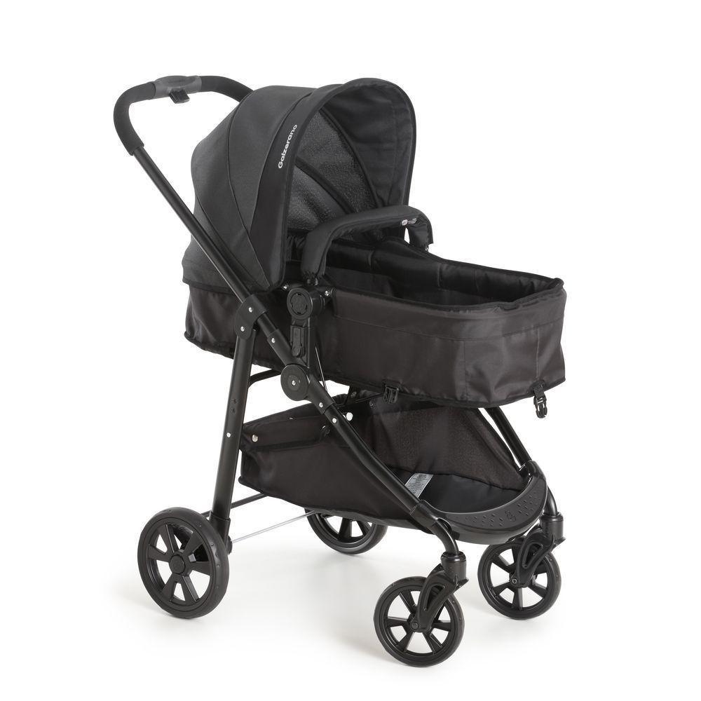 Carrinho De Bebê Para Passeio Galzerano Olympus New Black De 0 Meses Até 15 Kg Preto - 4