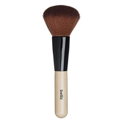 Pincel Para Pó Facial Aplicação Acabamento Marfim Belliz