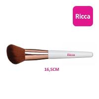 Pincel Chanfrado Para Blush Make Me Glam Rose Gold Ricca