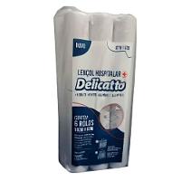 Lençol Hospitalar 50x50 Branco Delicatto 100% Com 06 Rolos - 1