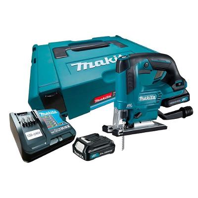 Serra Tico Tico Sem Fio 12v Com 2 Baterias Carregador Maleta Acessórios Jv103dsaj Makita