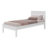 Cama De Solteiro Para Colchão 88 X 188 Cm Multimóveis Branco - 2