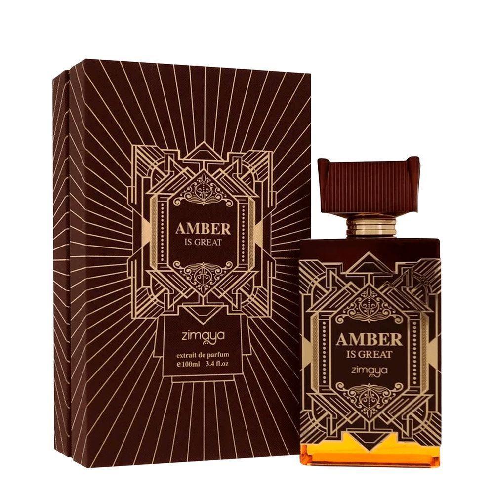 Zimaya Amber Is Great Extrait De Parfum - Perfume Masculino 100ml - 1