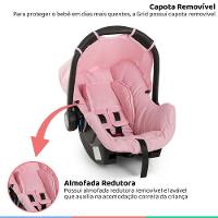 Bebê Conforto Galzerano Grid 8184 De 0 Até 13 Kg Rosa U - 4
