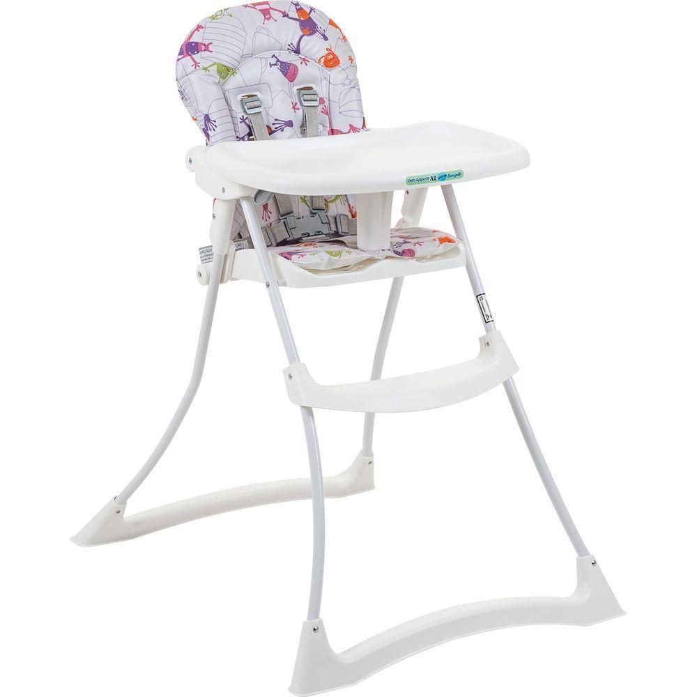 Cadeira De Alimentação Burigotto Bon Appetit Xl 6 Meses Até 15 Kg Monstrinhos Estampada U - 1