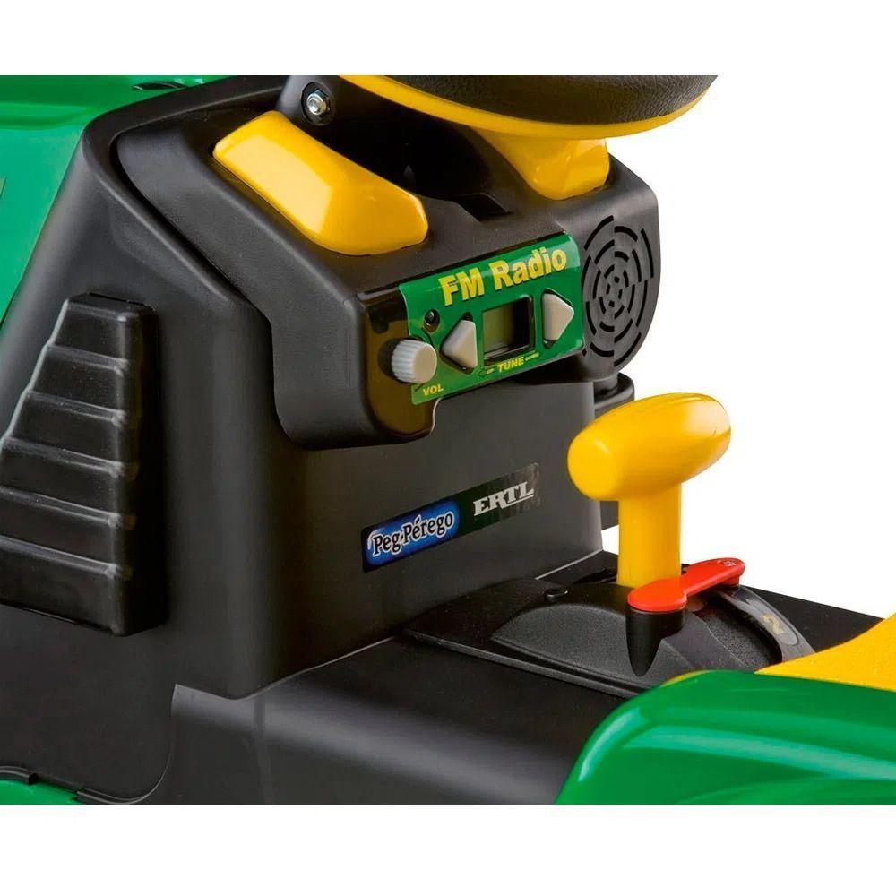 Trator Eletrico Infantil Peg-pérego John Deere Ground Force 12v Verde E Amarelo U - 4