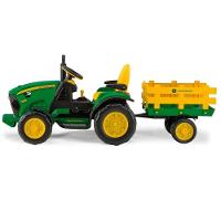 Trator Eletrico Infantil Peg-pérego John Deere Ground Force 12v Verde E Amarelo U - 6