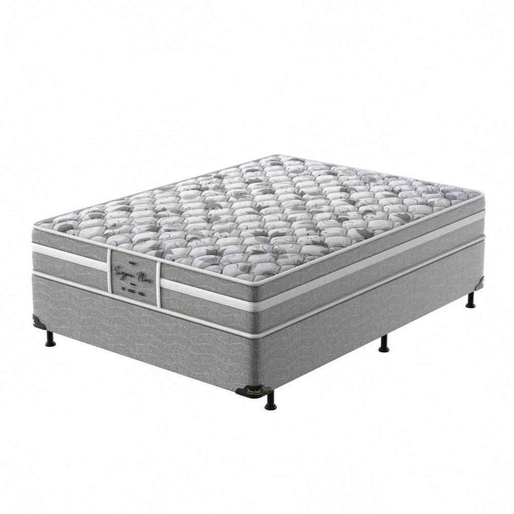 Conjunto Box Casal Mola Ensacada Probel Sigma Plus (138x188x50cm) - 1