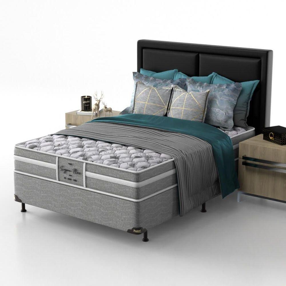 Conjunto Box Casal Mola Ensacada Probel Sigma Plus (138x188x50cm) - 7