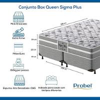 Conjunto Box Queen Mola Ensacada Probel Sigma Plus (158x198x50cm) - 6