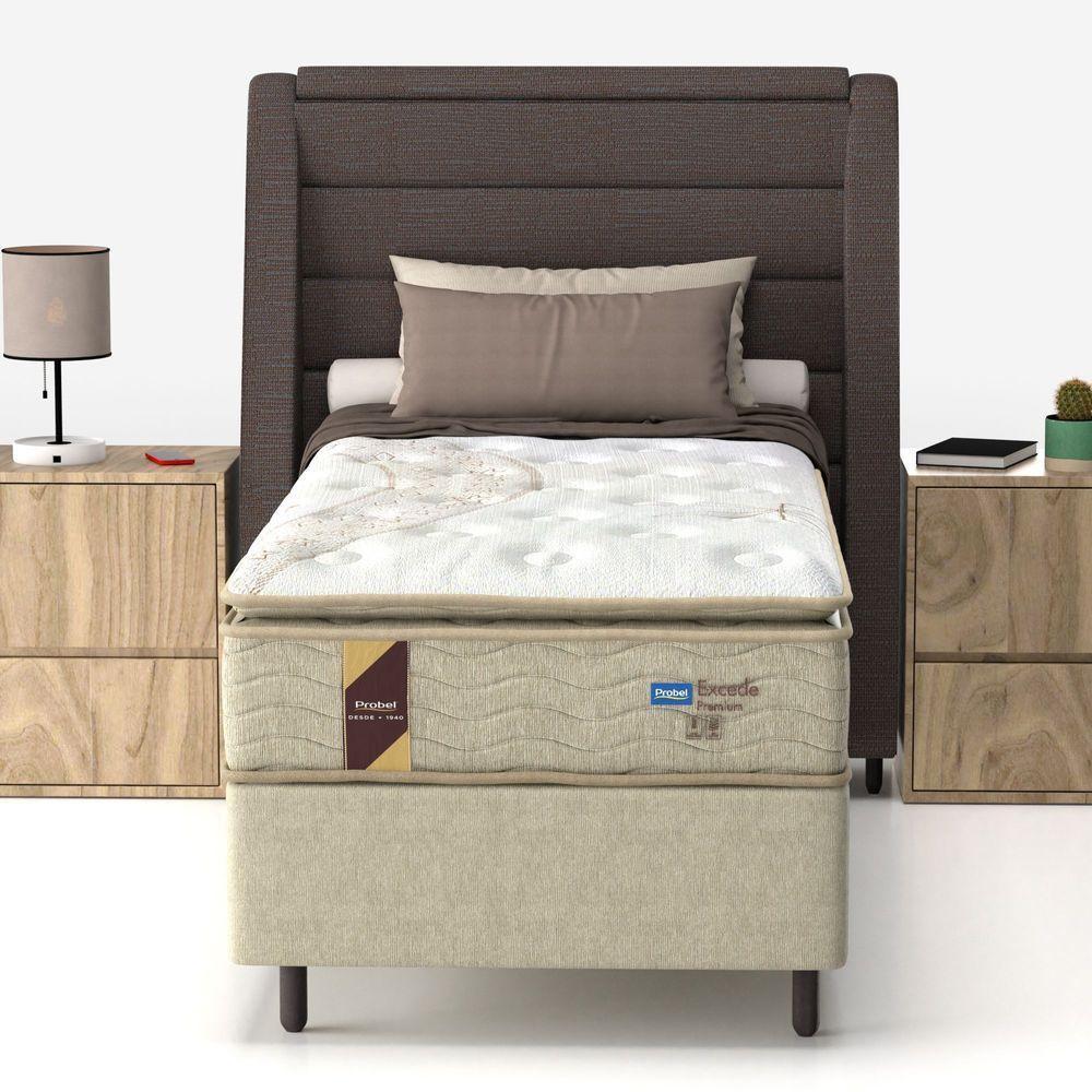 Conjunto Box Solteiro Mola Ensacada Probel Excede Premium (88x188x56cm) - 6