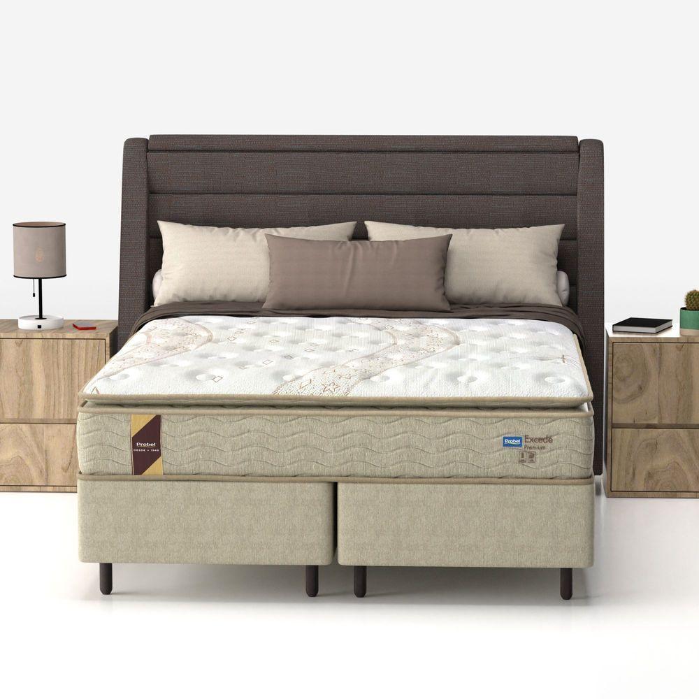 Conjunto Box King Mola Ensacada Probel Excede Premium (193x203x56cm) - 6