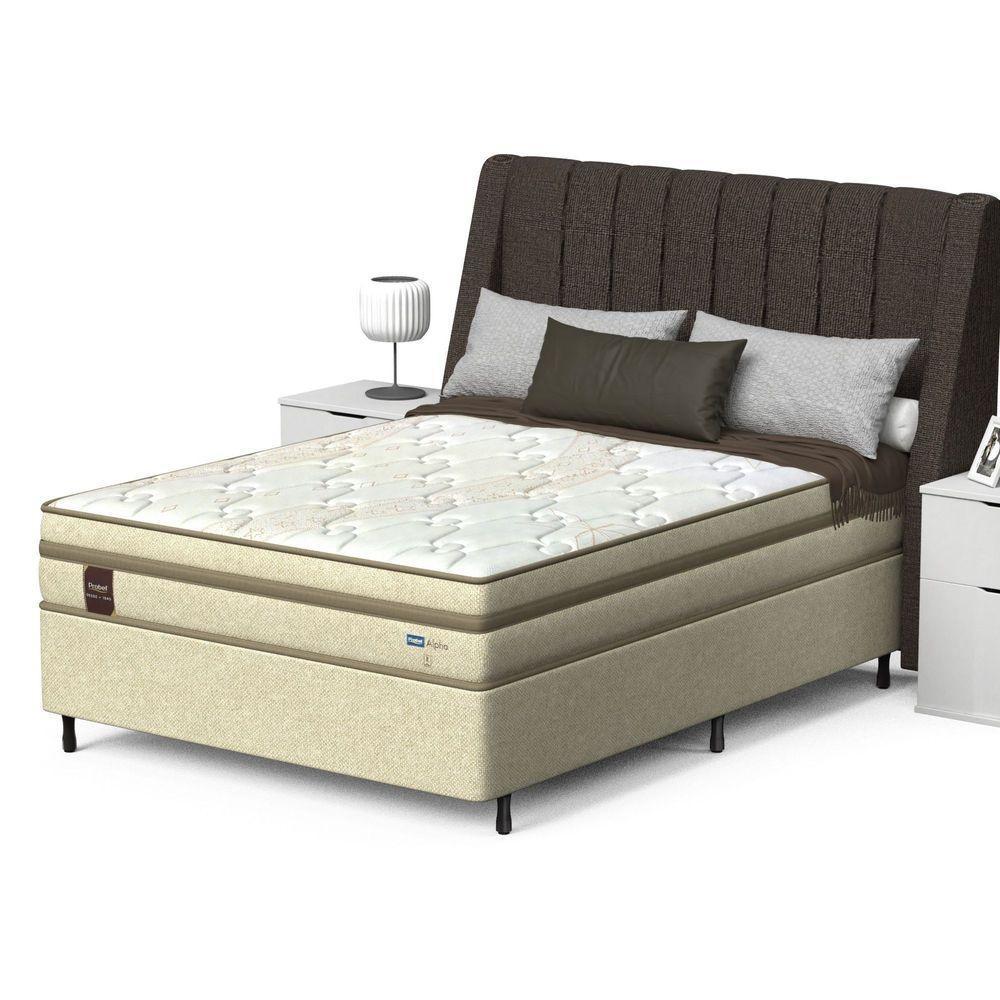 Conjunto Box Casal Mola Ensacada Probel Alpha (138x188x52cm) - 8