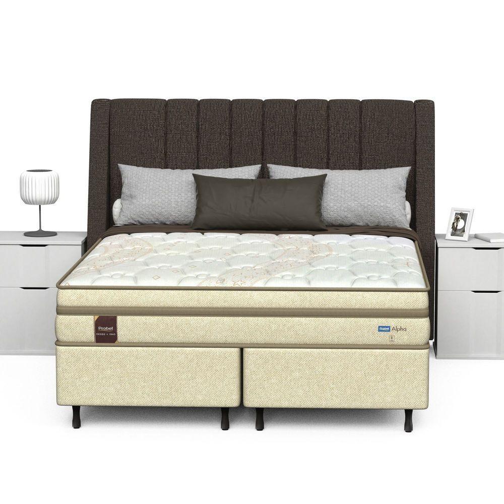 Conjunto Box Queen Mola Ensacada Probel Alpha (158x198x52cm) - 5