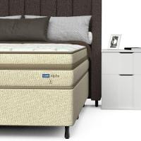 Conjunto Box Viúva Mola Ensacada Probel Alpha (128x188x52cm)