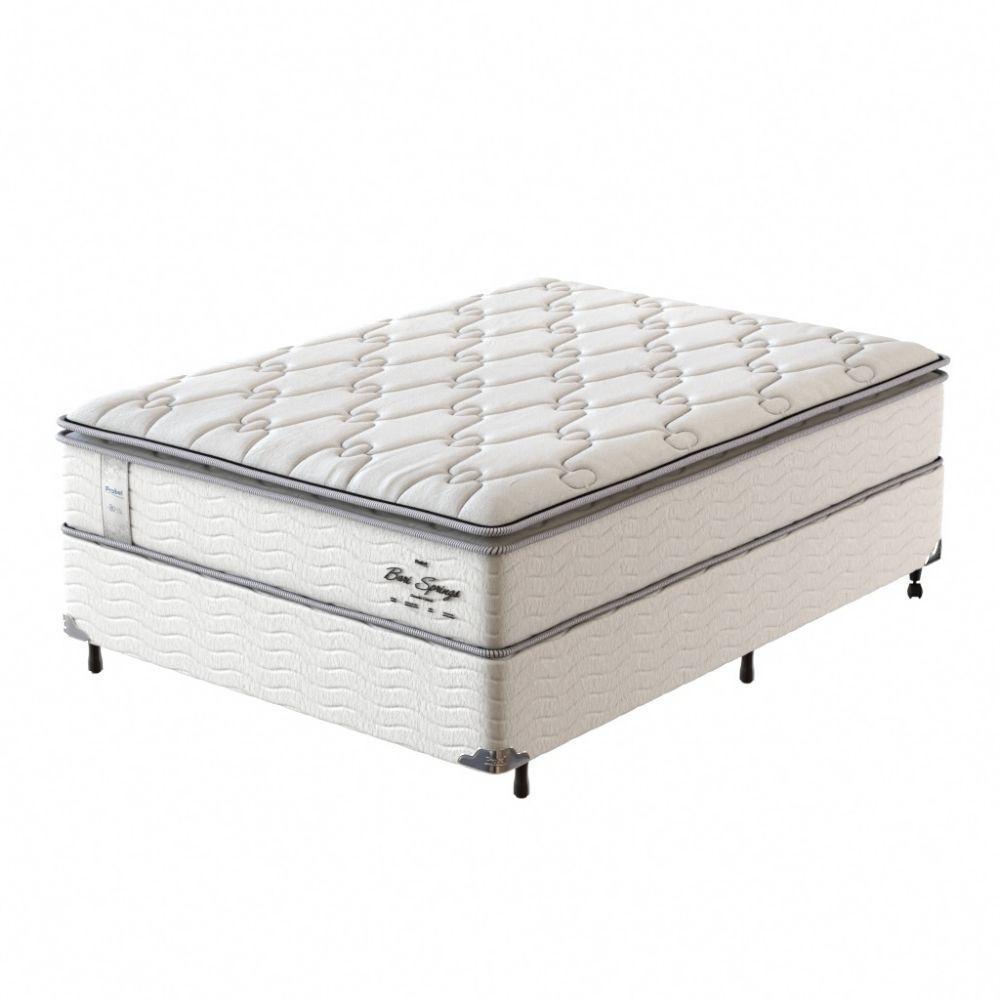 Conjunto Box Casal Mola Ensacada Probel Bari (138x188x58cm) - 1