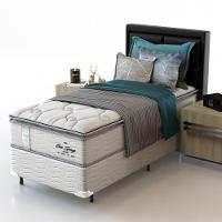 Conjunto Box Solteiro Mola Ensacada Probel Bari (88x188x58cm) - 7