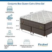 Conjunto Box Queen Mola Ensacada Probel Cairo Ultra Gel (158x198x56cm) - 8