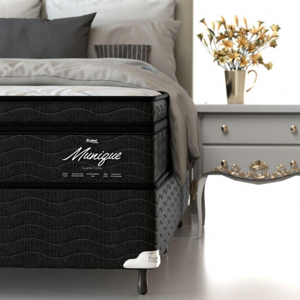 Conjunto Box Solteiro Mola Ensacada Probel Munique (88x188x56cm) - 4