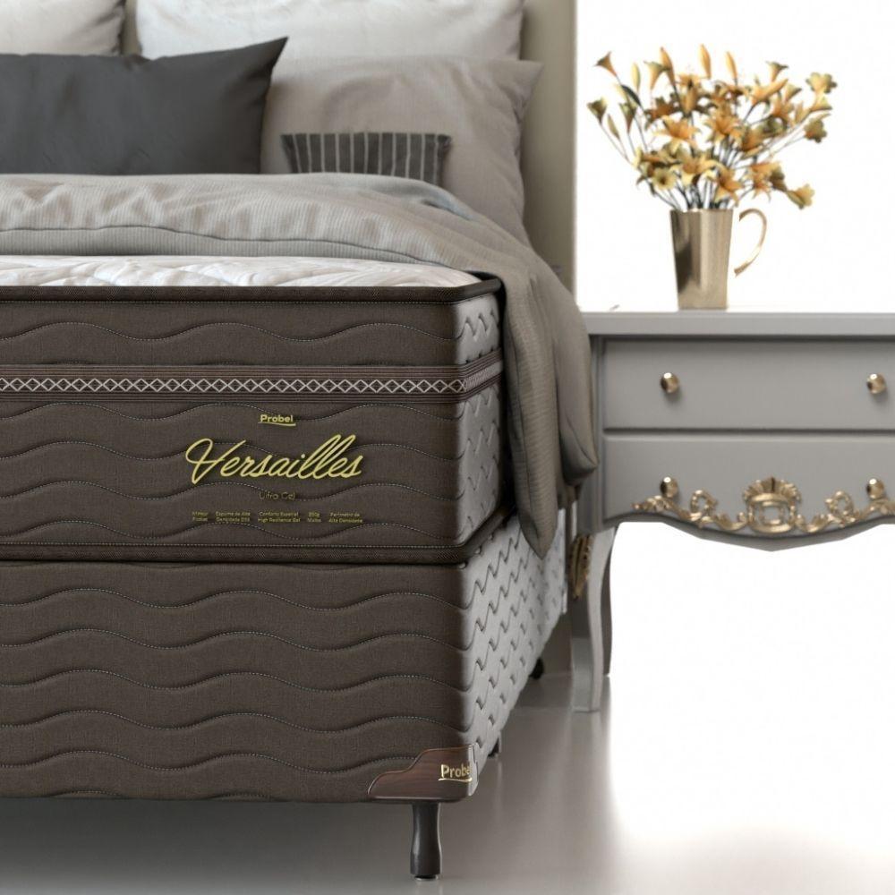 Conjunto Box King Mola Ensacada Probel Versailles Ultra Gel (193x203x56cm) - 10