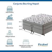 Conjunto Box King Mola Probel Napoli (193x203x56cm) - 3