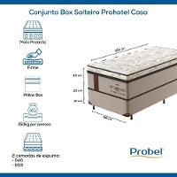 Conjunto Box Solteiro Mola Probel Prohotel Casa (88x188x66cm) - 8