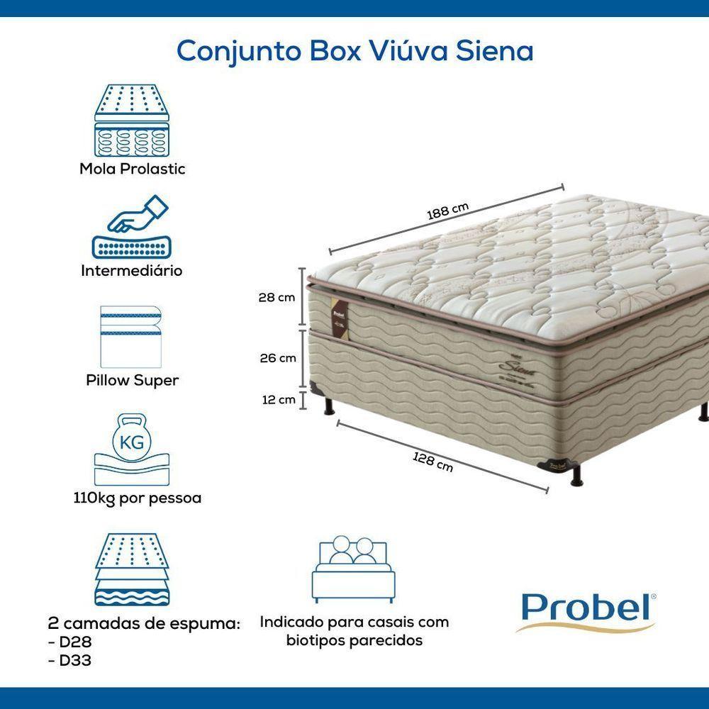Conjunto Box Viúva Mola Probel Siena (128x188x54cm) - 7
