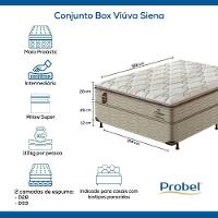 Conjunto Box Viúva Mola Probel Siena (128x188x54cm) - 7