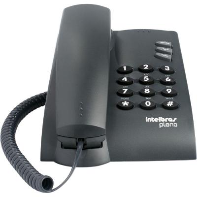 Telefone De Mesa Pleno Intelbras Preto