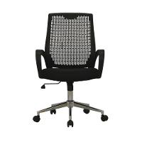 Cadeira De Escritório Office Kevin Giratória Com Ajuste De Altura E Tela Mesh Preto G56 - Gran Belo - 2