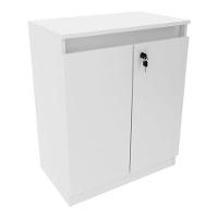 Mesa Para Escritório Me4109 E Armário Balcão Me4149 Branco - Tecnomobili - 2