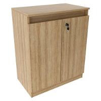 Mesa Para Escritório Me4109 E Armário Balcão Me4149 Amêndoa - Tecnomobili - 2