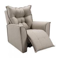 Poltrona Do Papai Reclinável King Linho Shop Das Cabeceiras Carvalho - 2